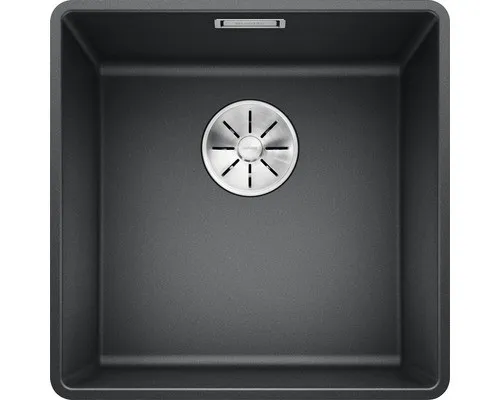 BLANCO SUBLINE 400-F Spüle aus SILGRANIT, Anthrazit - Sanitäranlagen & Zubehör - Flächenbündige Spüle aus SILGRANIT mit eleganter Optik und pflegeleichter Oberfläche, ideal für moderne Küchen.