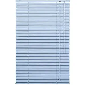 Lichtblick Jalousie zum Klemmen 80 x 220 cm - Aluminium Jalousie in Blau, perfekt zum Klemmen ohne Bohren. Schnelle Montage und einfacher Lichtregler für optimalen Blendschutz im Büro oder Wohnbereich.