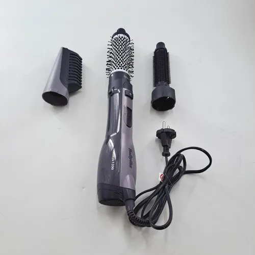BaByliss Multistyle 1200W Warmluftbürste – Schwarz - Lockenstäbe & Glätteisen mit Anti-Frizz Ionen-Technologie und 4 Aufsätzen für vielseitiges Styling. Ideal für glänzendes, glattes Haar in kürzester Zeit.