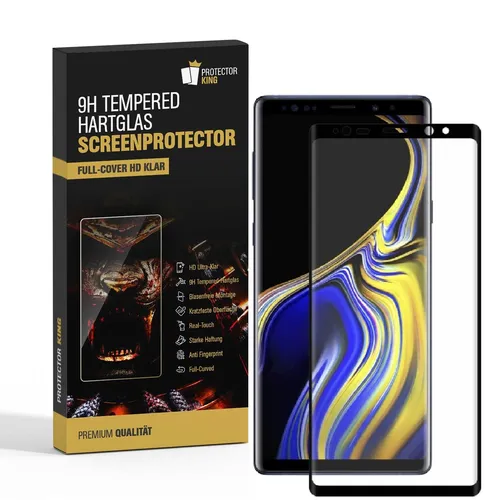 2x 9H Hartglas für Samsung Galaxy Note 9 FULL CURVED Schutzglas Displayglas SW
