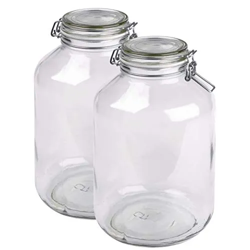 MÄSER 926240 Gothika Einmachgläser groß, 2er Set à 4,8 l von MÄSER