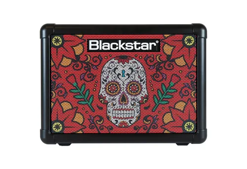 Blackstar Blackstar Gitarren-Verstärker Fly 3 Sugar Skull II Mini Amp Verstärker (Anzahl Kanäle: 1, 3 W, Tragbarer Gitarren-Verstärker mit Effekten)