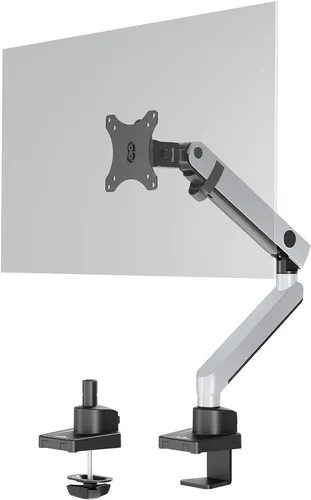 Durable Halterung SELECT PLUS mit Arm für 1 Monitor - Monitor-Halterungen & -Ständer, ergonomisch einstellbar für optimalen Komfort und Platzersparnis auf dem Schreibtisch.