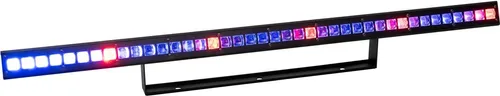 Eurolite LED PIX-40 RGB Bar B-Stock - B-Stock Lichttechnik: Leistungsstarke LED Beam-Leiste mit 40 RGB LEDs, pixelgenauer Ansteuerung und 30 integrierten Showprogrammen für kreative Lichtinstallationen.