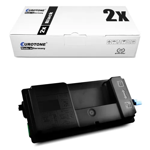 2x Toner f�r Kyocera Ecosys P3060dn P3055dn, TK-3190 TK3190 BLACK