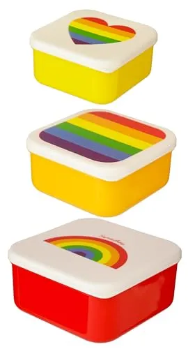 selezione varzi dal 1956 Set mit 3 Lebensmittelbehältern - Regenbogen