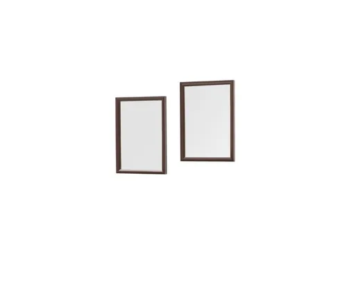 Wohnzimmer Spiegel Designer Wandspiegel Dekorationsspiegel Möbel - Modern gestalteter Wandspiegel für Ihr Wohnzimmer. Mit einem eleganten Holzrahmen in Braun, ideal für eine stilvolle Raumgestaltung. Maße: 70 x 100 cm, Wandmontage möglich.