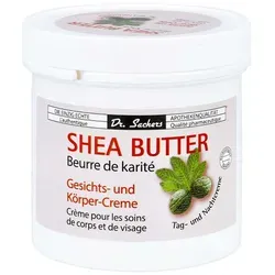 Sheabutter Gesichts- und Körpercreme - Arzneimittel zur intensiven Pflege von Haut und Gesicht, spendet Feuchtigkeit und schützt vor trockener Haut.