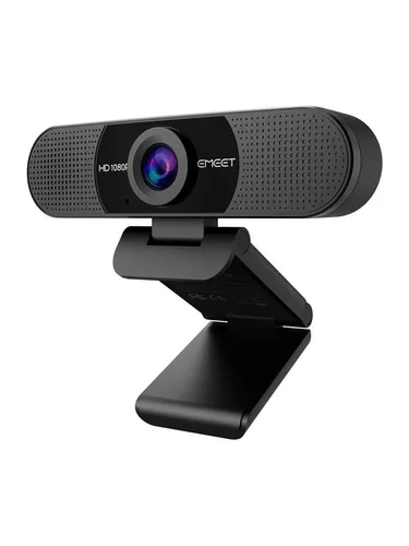 EMEET SmartCam C960 HD Webcam – Klare Videoqualität für Meetings - Die eMeet SmartCam C960 bietet brillante HD-Videoqualität und integrierte Mikrofone für klare Sprachübertragung. Ideal für Videokonferenzen im Büro oder Homeoffice – einfach anschließen und sofort nutzen!