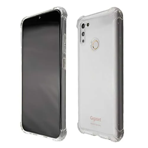 caseroxx Schutzhülle für Gigaset GS4 / GS4 Senior in transparent – Flexibles TPU-Case aus stoßfestem Gummi, passgenaue Handy-Tasche mit Kantenschutz & rutschfestem Grip