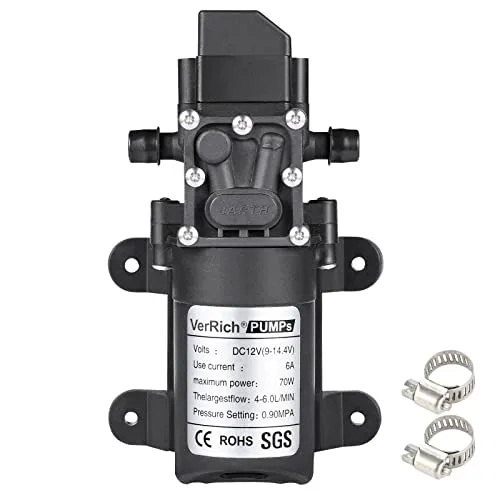 VerRich Diaphragm Pump 12V, 70W Wasserpumpe