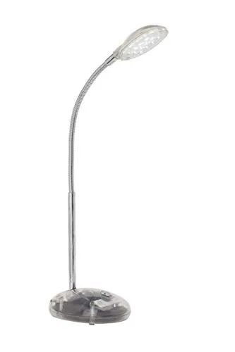 Brilliant Lampe Timmi LED Tischleuchte transparent | 1x 2W LED integriert, (100lm, 6000K) | Mit Druckschalter an der Basis