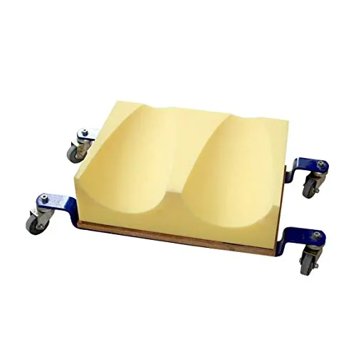 Karl Dahm Knieroller Comfort – Bequeme Knieentlastung für Fliesenleger - Kniepolster mit Rollen, max. Belastung 100 kg, ideal zur Gelenkschonung und für effizientes Arbeiten ohne ständiges Aufstehen.