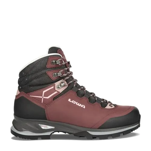 LOWA Stiefel mittel Lady Light LL Bordeaux/Rose 39.5 - Wanderschuhe für Damen, leicht und atmungsaktiv, ideal für anspruchsvolle Trails und Outdoor-Abenteuer.