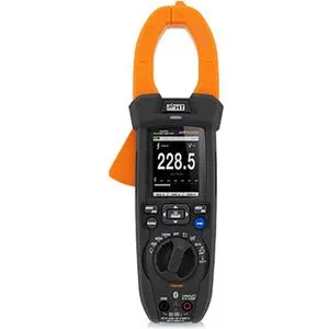 HT-Instruments Stromzange HT9025 - True RMS Digitalzange für präzise Messungen - Multimeter für Elektroinstallation, misst AC/DC bis 1500 V und 1000 A, mit True RMS für genaue Effektivwertmessungen und berührungsloser Spannungsindikator.