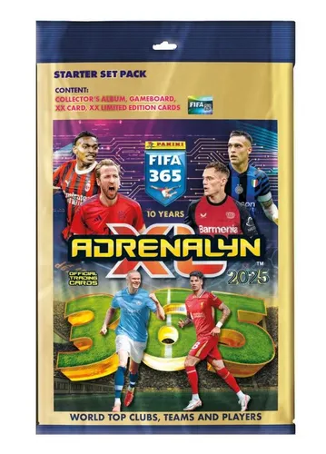 FIFA 365 2024/2025 TC 10 Jahre Adrenalyn XL STARTER Sammelkarten Fussball
