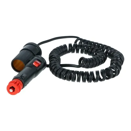 Carpoint 0510041 Verlängerungskabel mit 10 A Sicherung 12/24V on/off