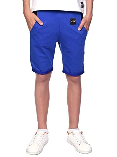 BEZLIT Kinder Jungen Shorts Kurze-Hose Bermuda Capri-Short Hosen Strech 30069 Blau 128/134