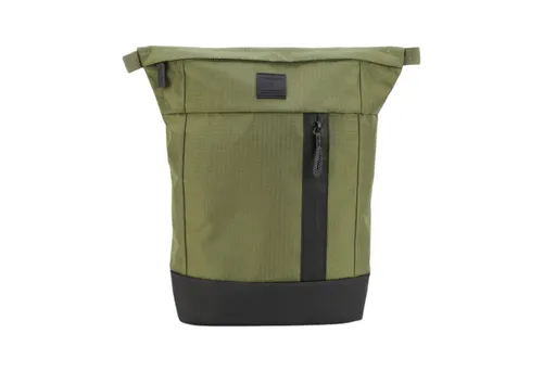 Strellson Northwood RS Sebastian Backpack - Dark Olive - Daypack mit integriertem Laptop-Fach, stylischer Toploader-Rucksack aus strapazierfähigem Nylon-Ripstop, ideal für Alltag und Reisen.