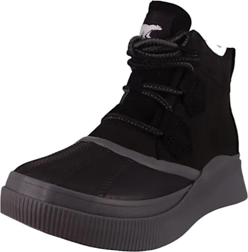 Sorel Damen Mid Sneaker Out n About IV Classic WP Mid 2088161 Schwarz - Wanderschuhe mit wasserdichter OutDry-Membran, ideal für Freizeitaktivitäten und Outdoor-Abenteuer, warm gefüttert für hohen Tragekomfort.