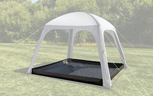 Berger Bodenwanne für Gazebo Air - Bodenwanne für Pavillon Gazebo Air Deluxe, mit absenkbaren Wänden für einfachen Zugang mit Bollerwagen, Kinderwagen oder Rollstuhl.