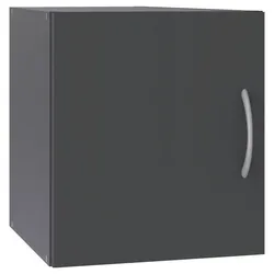Xora Aufsatzschrank, Graphit, 50x40x40 cm - Bürostühle - Hochwertiger Aufsatzschrank aus Kunststoff, ideal für die Waschküche, BQ-zertifiziert und Made in Germany.