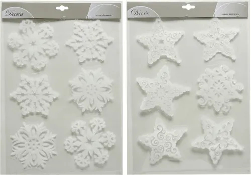 Kaemingk Fensterdeko Schnee Fensterdeko
