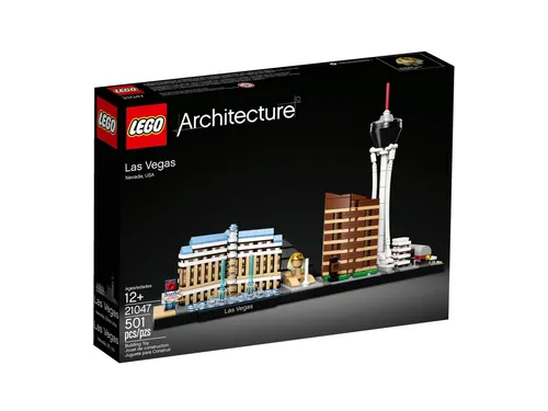 Lego® Architecture 21047 - Las Vegas Nevada, 501 Teile - LEGO (R) Komplette Sets & Packs, kreatives Bauen eines ikonischen Wahrzeichens mit 501 Teilen für Architektur-Fans ab 12 Jahren.