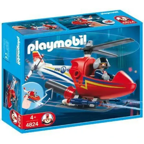 PLAYMOBIL 4824 Feuerwehr Löschhubschrauber