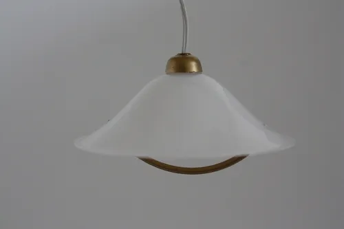 Kahlert Hängelampe Kunststoffschirm mit Prägung10592 Ø60mm