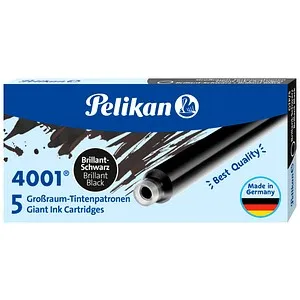 Pelikan Füllerpatronen 4001 GTP5, brillant-schwarz
