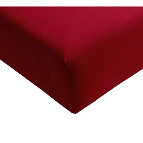 Bassetti Spannbettlaken BOXSPRING, Jersey in rot von Bassetti