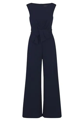 Vera Mont Damen Jumpsuit mit weitem Bein Night Sky, 48