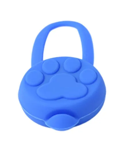 PRECORN LED Silikon Leuchtanhänger in blau Leuchthalsband für Hund Haustier UVM. Led Hundehalsband