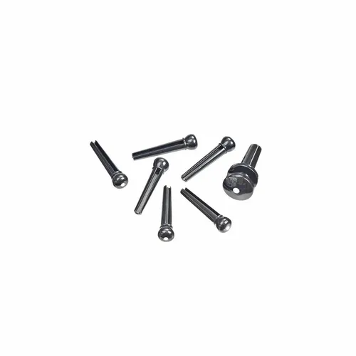 D'ADDARIO Plastic Bridge & End Pins Ebenholz