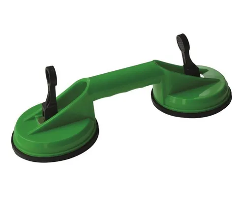 Hufa Fliesenleger Platten Saugheber 2-fach Kunststoff Ø 112mm 60Kg Vakuumheber