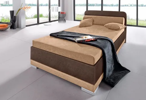 Maintal Polsterbett wahlweise mit Matratze und praktischen Bettkasten, in verschiedenen Größen und Farben erhältlich