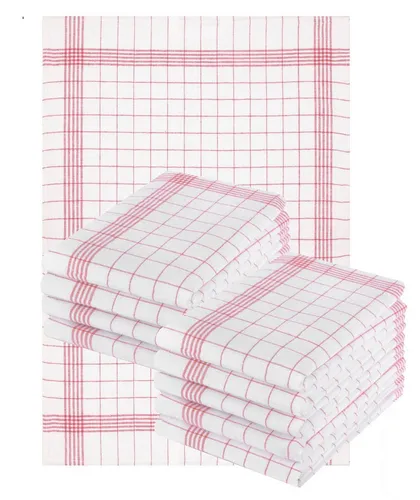 Betz Geschirrtuch 10er Set 50 x 70 cm Halbleinen Geschirrtücher MCT-11 HL, (Set, 10-tlg., 10 Geschirrtücher), Geschirrhandtuch Gläsertuch Jacquard Gläsertücher Küchentuch Handtuch