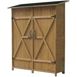 Habitat Garten Gartenschrank aus Holz, 33.5x152.5x140 cm