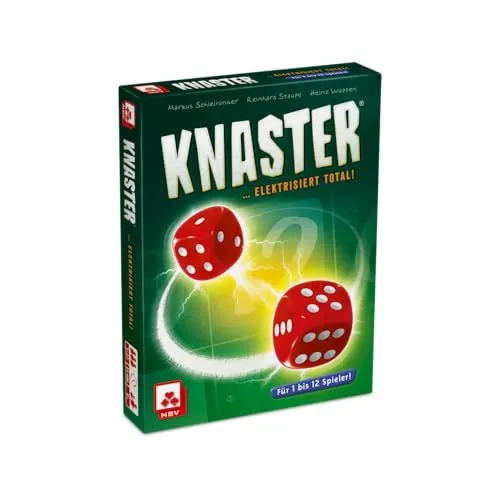 Nürnberger Spielkarten NSV - 4081 - Knaster - Würfelspiel, 14 x 10 x 3 cm