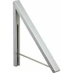 Klappbarer Kleiderbügelhalter Aluminium Eloxiert in grau von SO-TECH