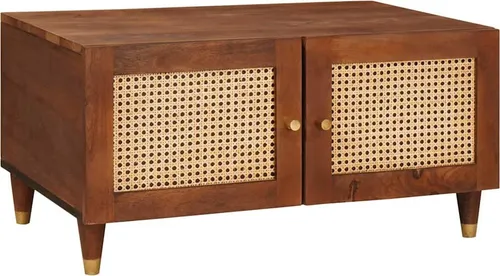 Maison Exclusive Couchtisch aus massivem Mango-Holz 80 x 50 x 40 cm