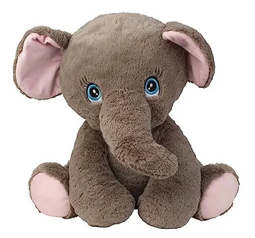 Lifestyle & More Plüschtier Teddybär Elefant grau sitzend Höhe 41 cm kuschelig weich