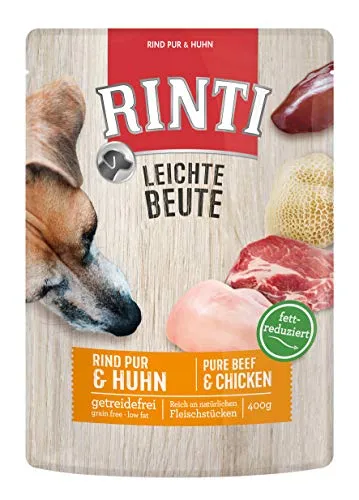 RINTI Leichte Beute Rind Pur + Huhn, 1 x 400g