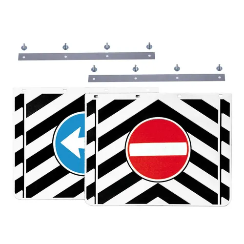 Universal Schmutzfänger Spritzlappen Set 35x30cm LKW Anhänger Schutz hinten vorn