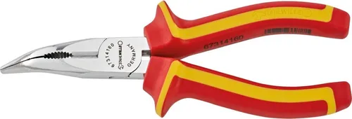 STAHLWILLE VDE-Telefonzange 160mm mit 2-Komponenten-Griffen von STAHLWILLE