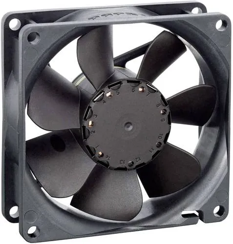 Ebm Papst 8414ngh Axiallüfter 24 V/DC - Kompakter 80 x 80 mm Einbau-Axiallüfter mit langlebigem Sintec-Lagersystem, ideal für vielseitige Anwendungen im Elektrobereich.