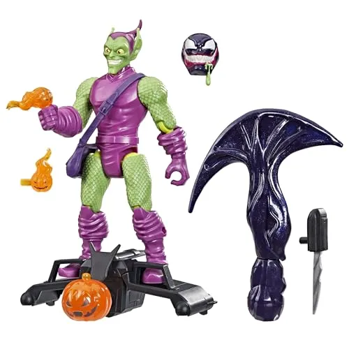 MixMashers Marvel Grüner Kobold individualisierbare Spider-Man Mix-and-Match Deluxe Action-Figur & Accessoires, Figuren-Skala 12 cm, Superhelden-Spielzeug, ab 4 Jahren
