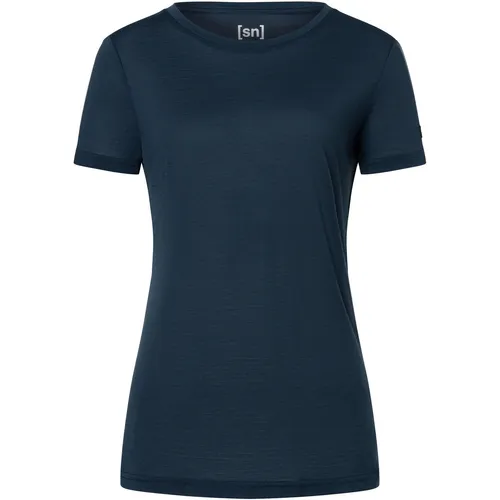 Super.Natural W The Essential Tee blueberry (W01) M von super.natural