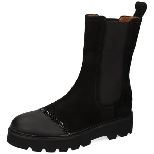 Melvin & Hamilton Stiefel Damen Leonie 23 Schwarz 40 - Wanderschuhe, handgefertigt aus hochwertigem Leder für optimalen Tragekomfort und Stil bei jedem Schritt.